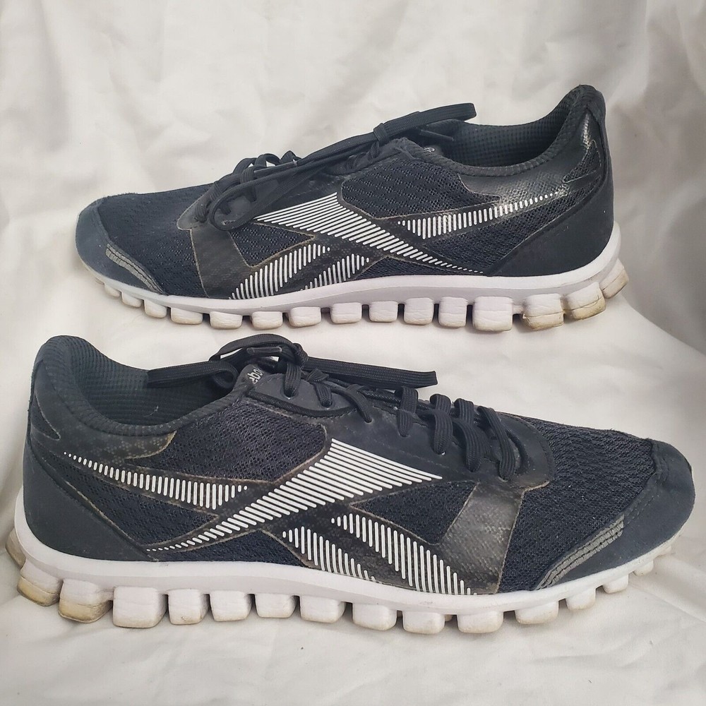 Reebok RealFlex Athletic Shoes Mono Gravel White J89776 Women's Size 8.5
